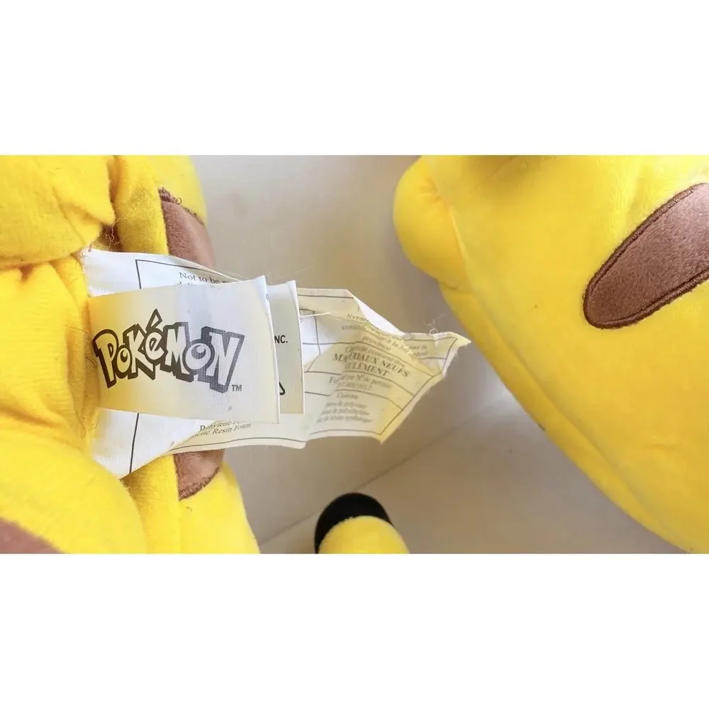 Pokémon Pikachu Plush Slip-On Slippers Yellow Non-Slip Unisex kids US 5